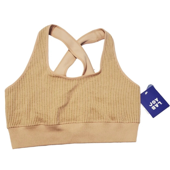 NWT Joy Lab Women's Seamless Ribbed Sports Bra XL - Picture 2 of 7